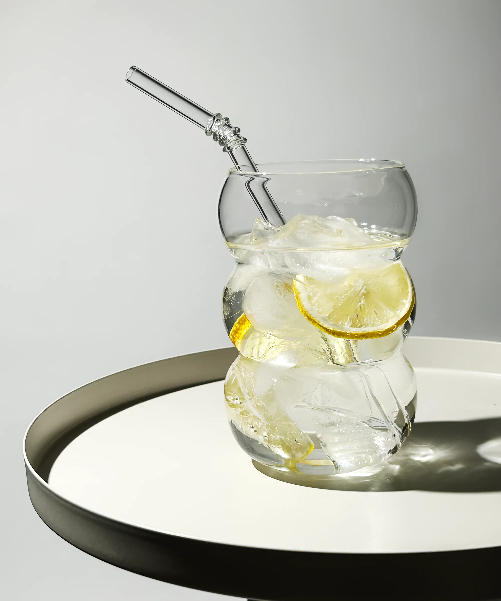 Glasstrohhalme Knick-Design 4er Set | Lani - Image 4