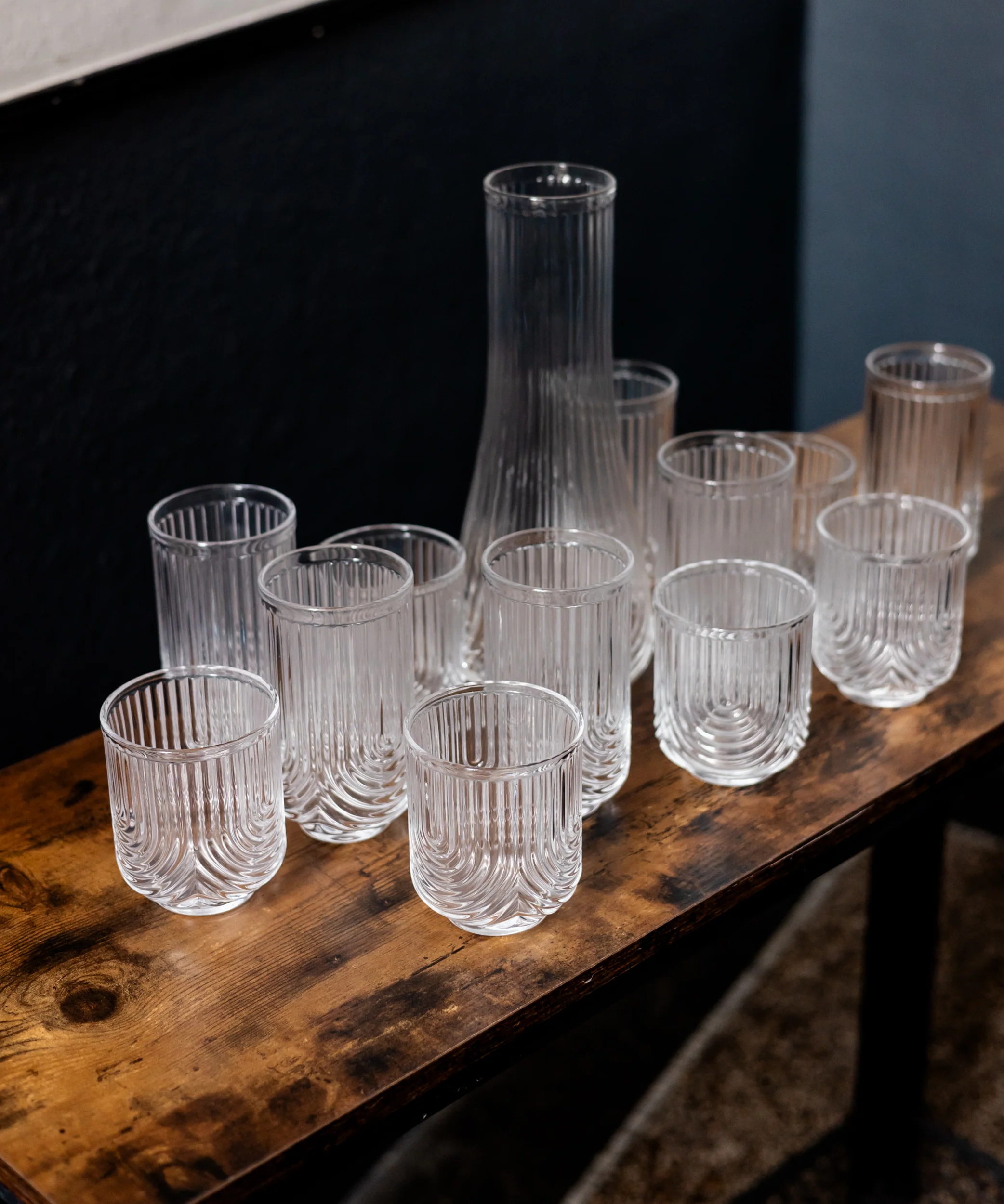 8er Set kleines & großes Glas mit GRATIS Karaffe | Rom - Image 6