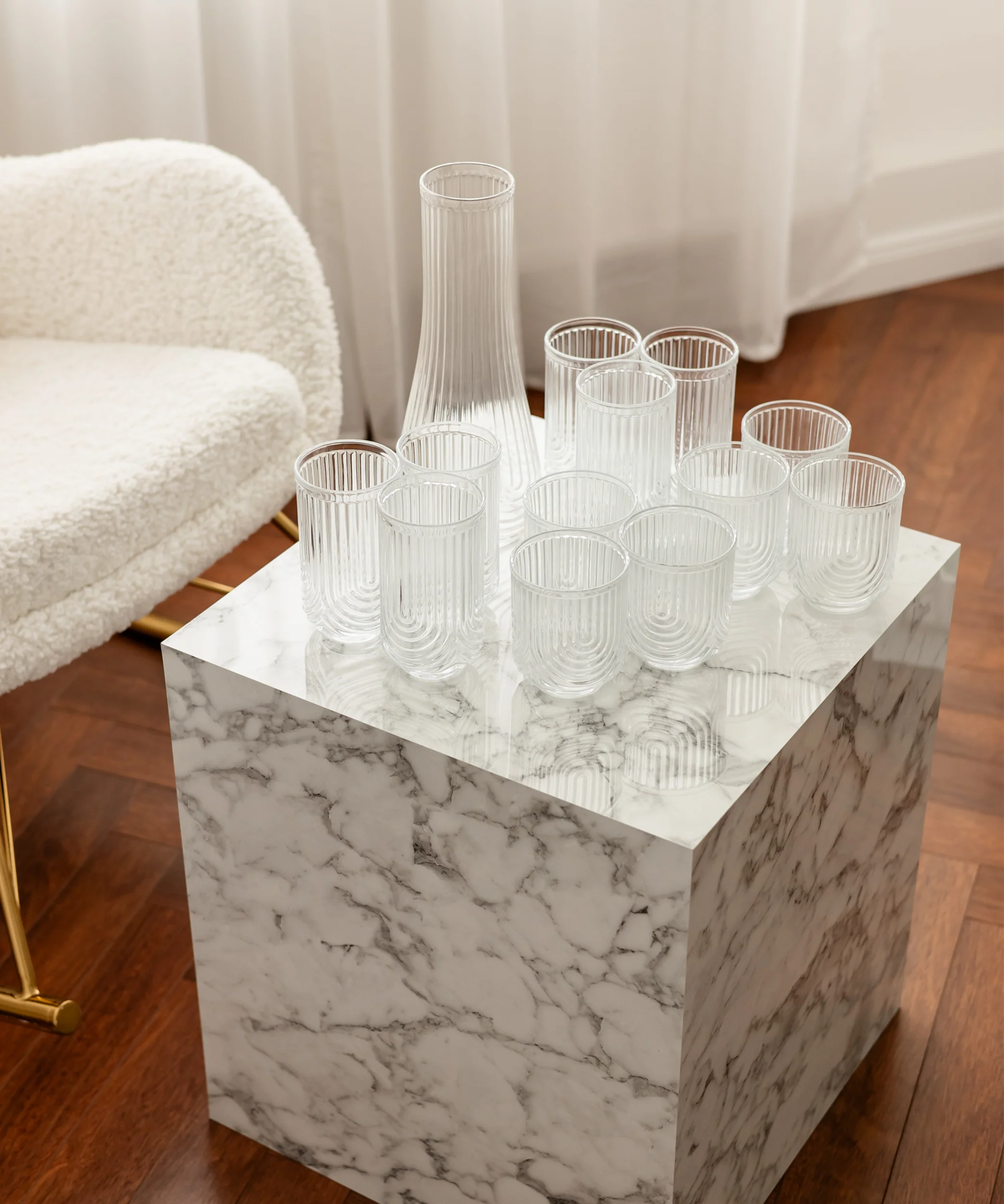 8er Set kleines & großes Glas mit GRATIS Karaffe | Rom - Image 9