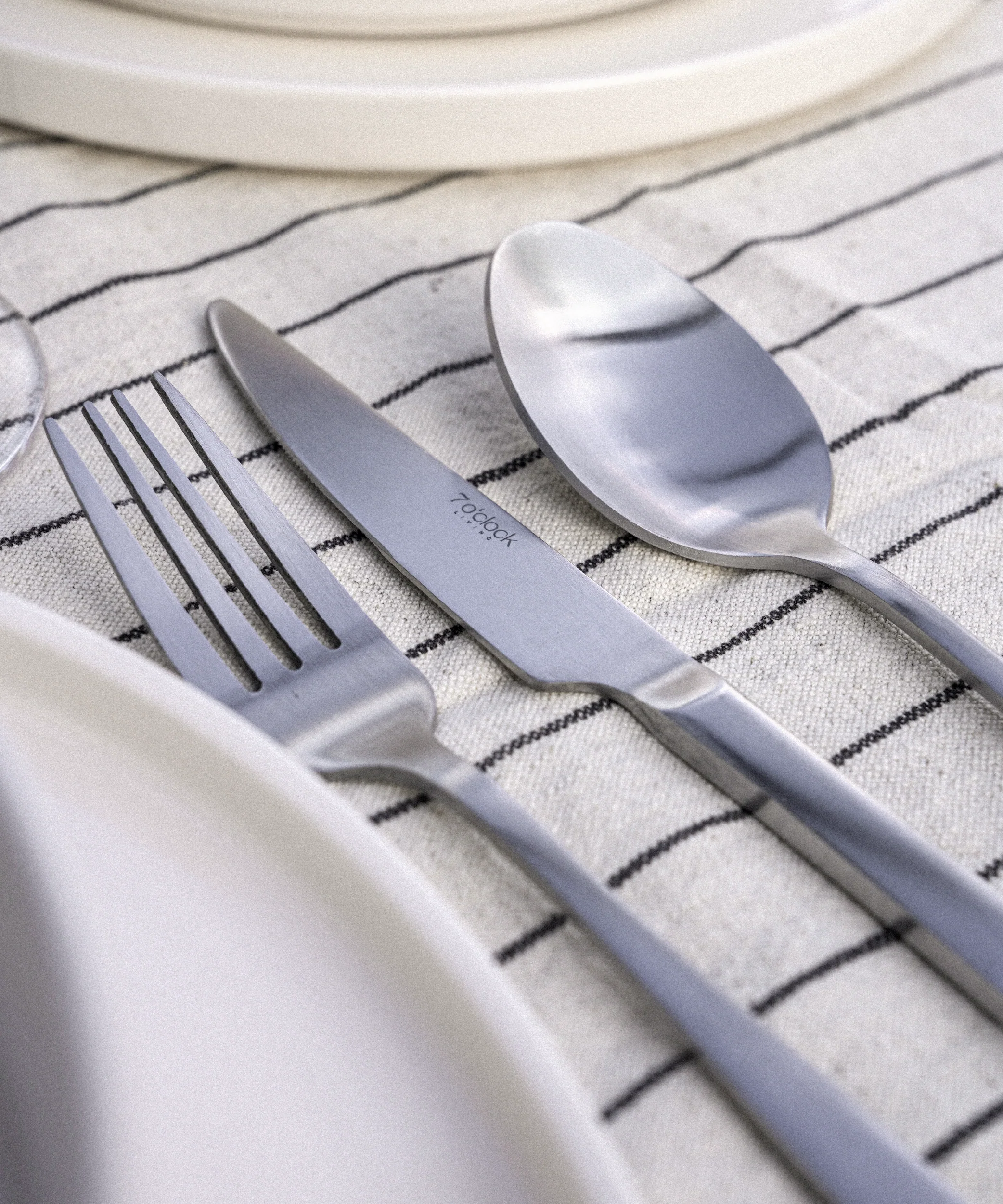 Besteck-Set Silber matt-gebürstet | Tava - Image 13