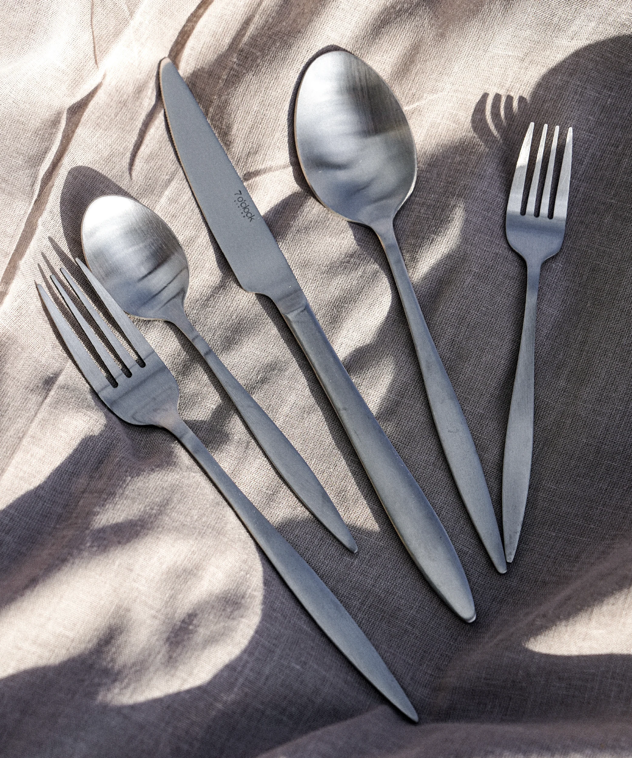 Besteck-Set Silber matt-gebürstet | Tava - Image 17