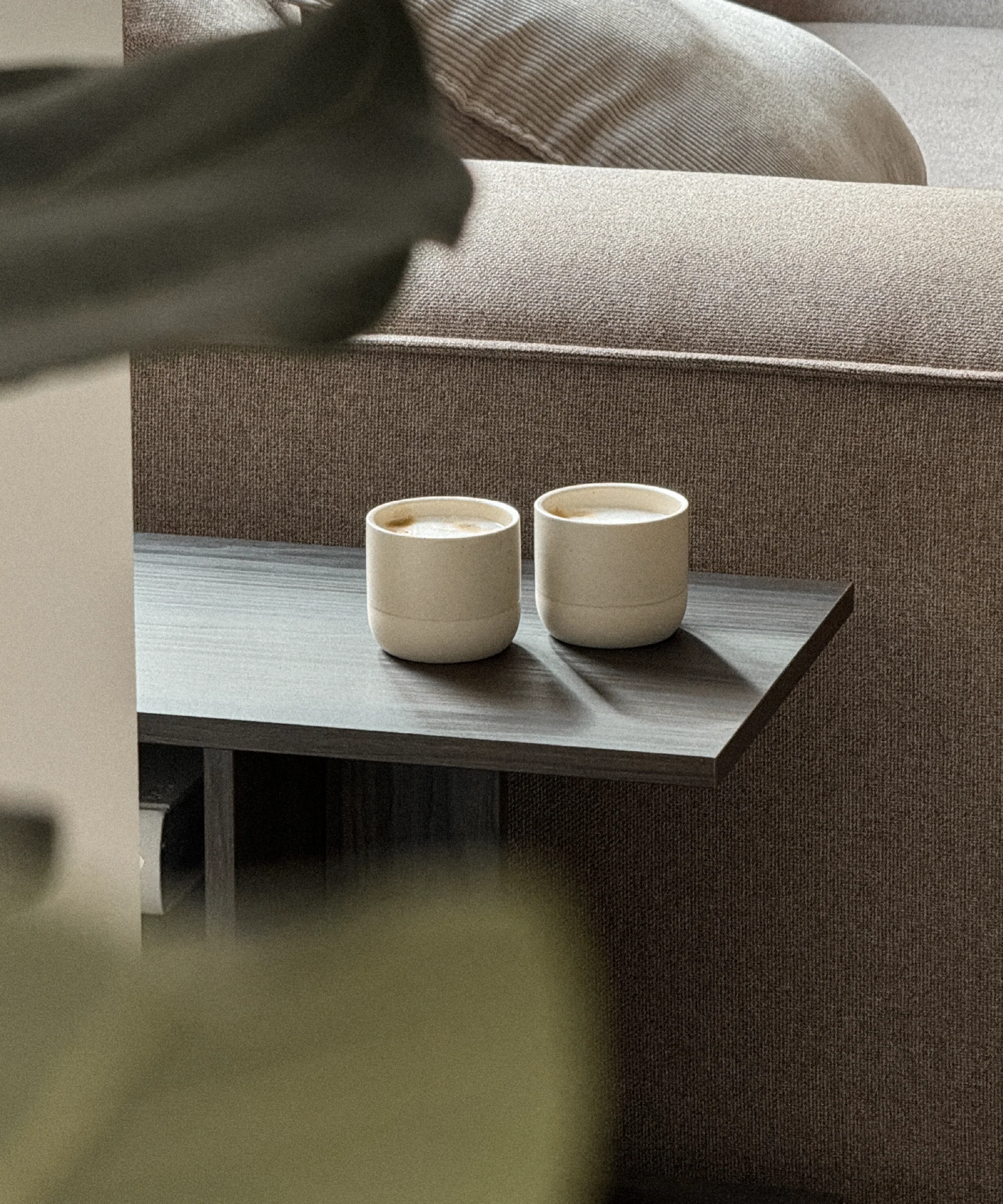 Cappuccino Keramik Becher Beige | Faro - Image 4