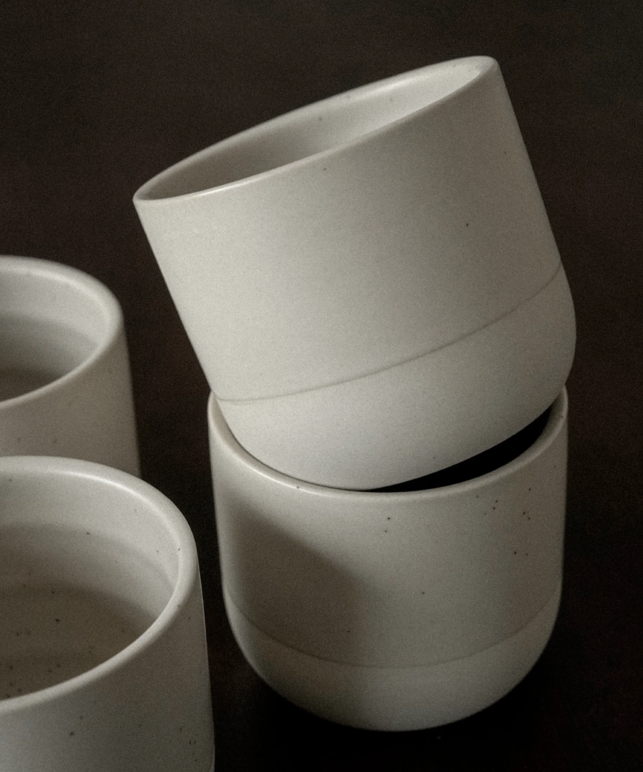 Cappuccino Keramik Becher Beige | Faro - Image 3