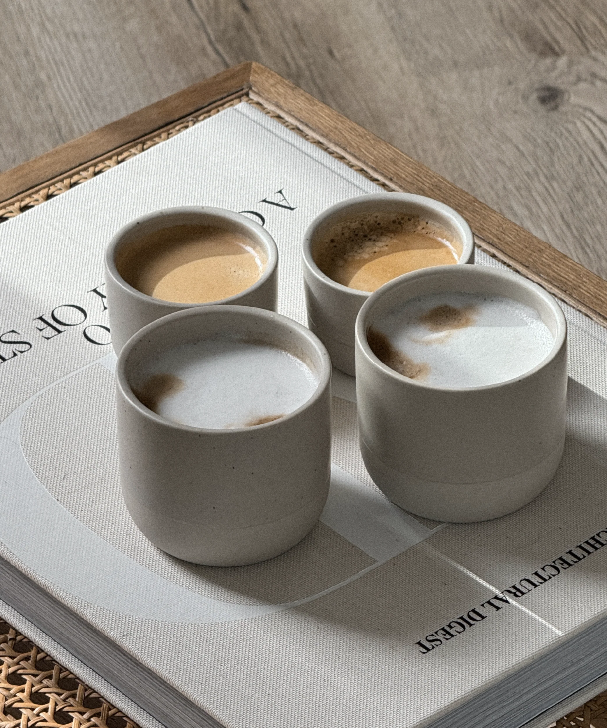Cappuccino Keramik Becher Beige | Faro - Image 7