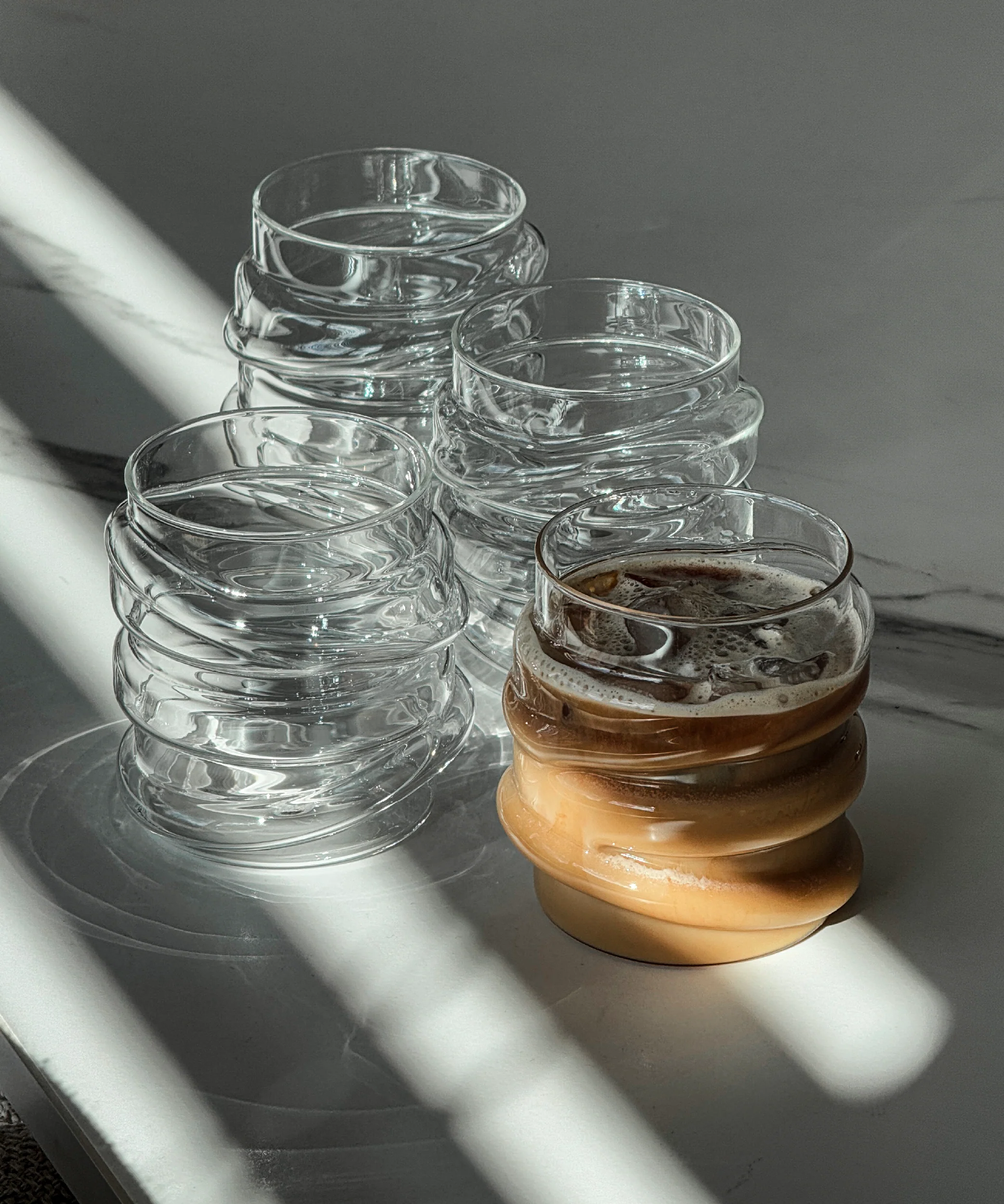 Glas mit Spiral-Twist | Orlando - Image 3