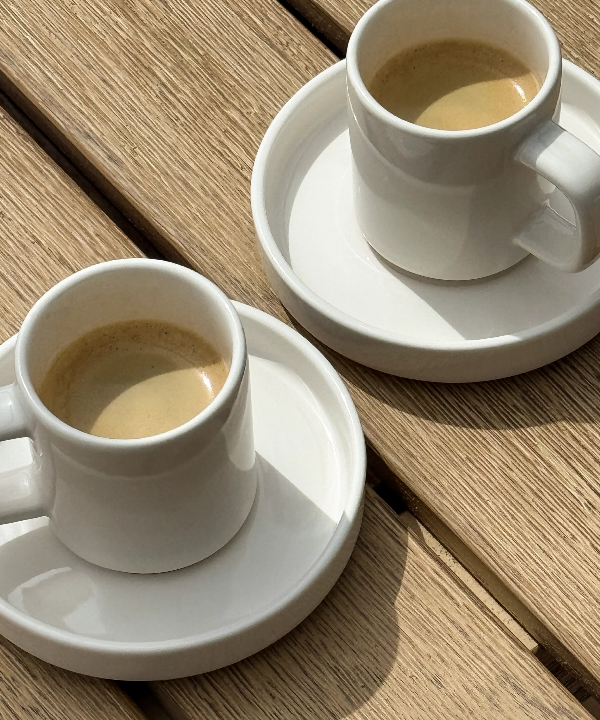 Espresso-Tasse mit Untertasse Cremeweiß | Nia - Image 5