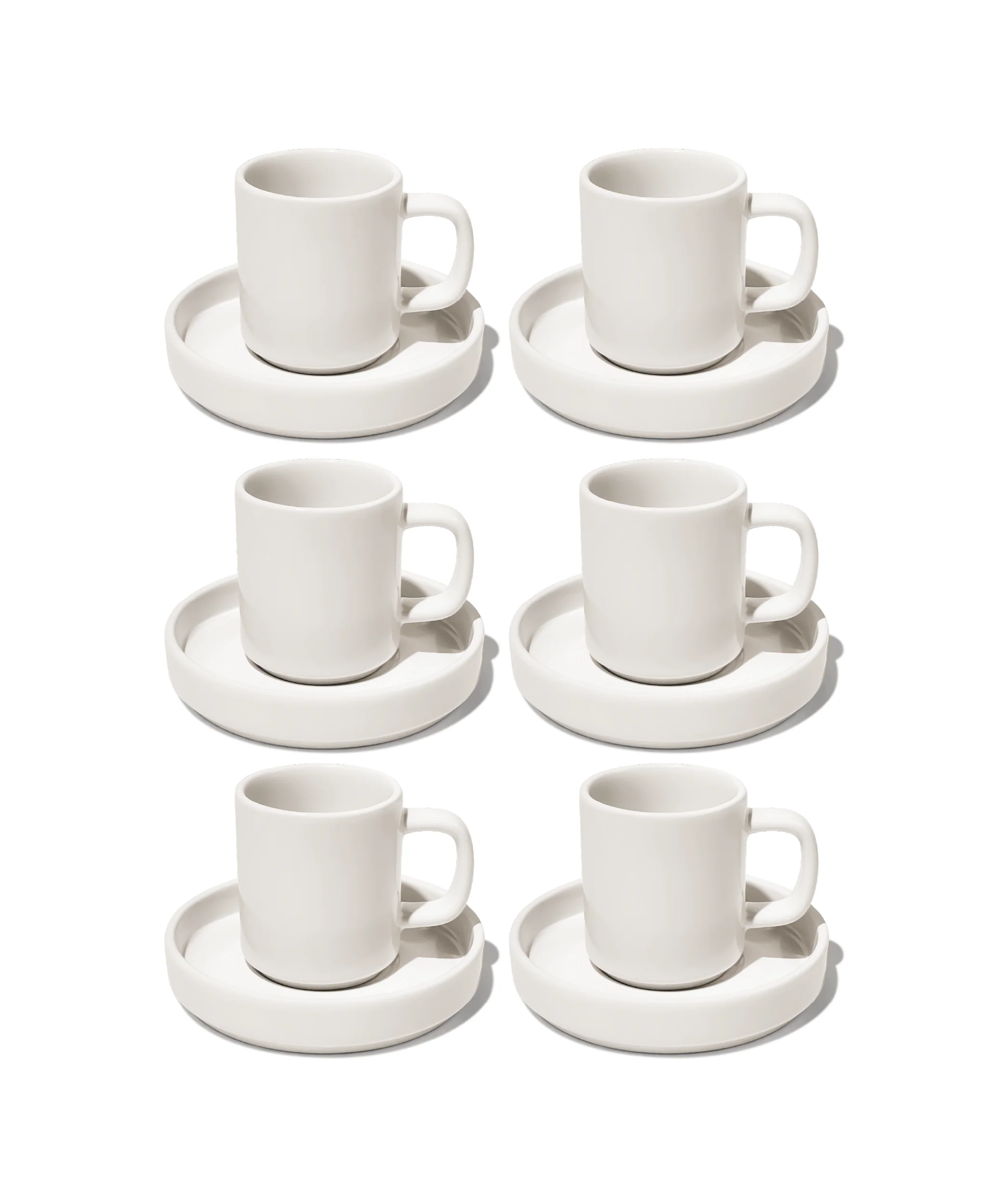 Espresso-Tasse mit Untertasse Cremeweiß | Nia - Image 9