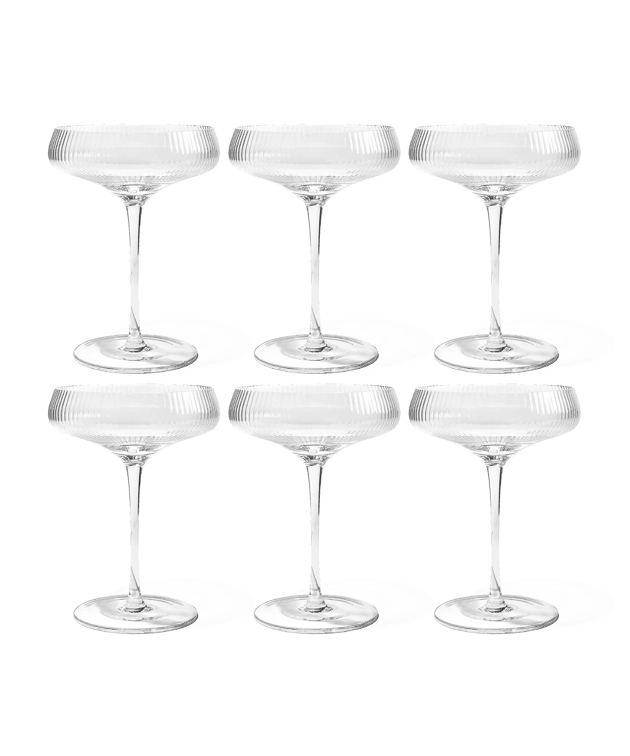 Geriffeltes Champagnerglas | Paris - Image 22