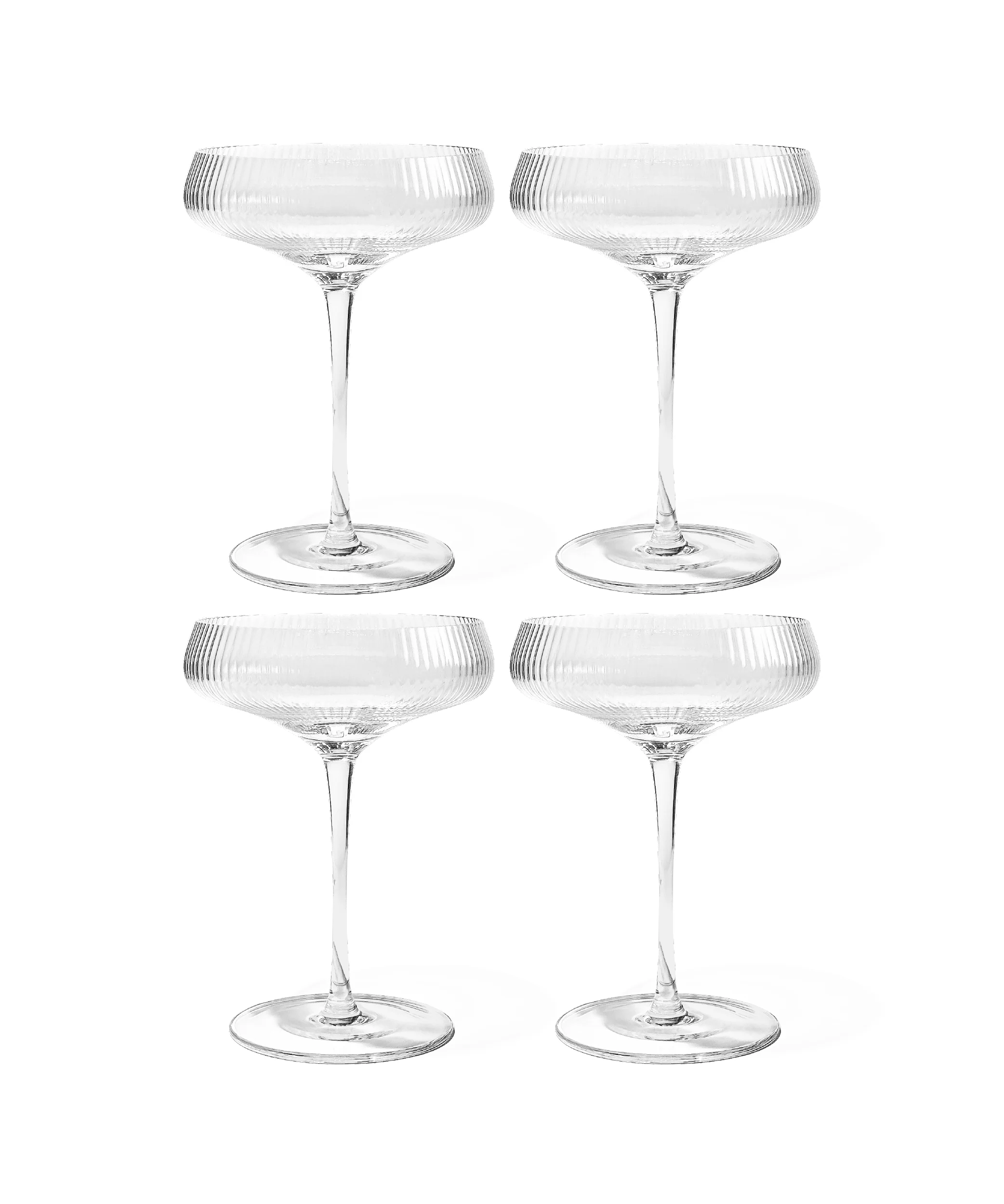 Geriffeltes Champagnerglas | Paris - Image 23