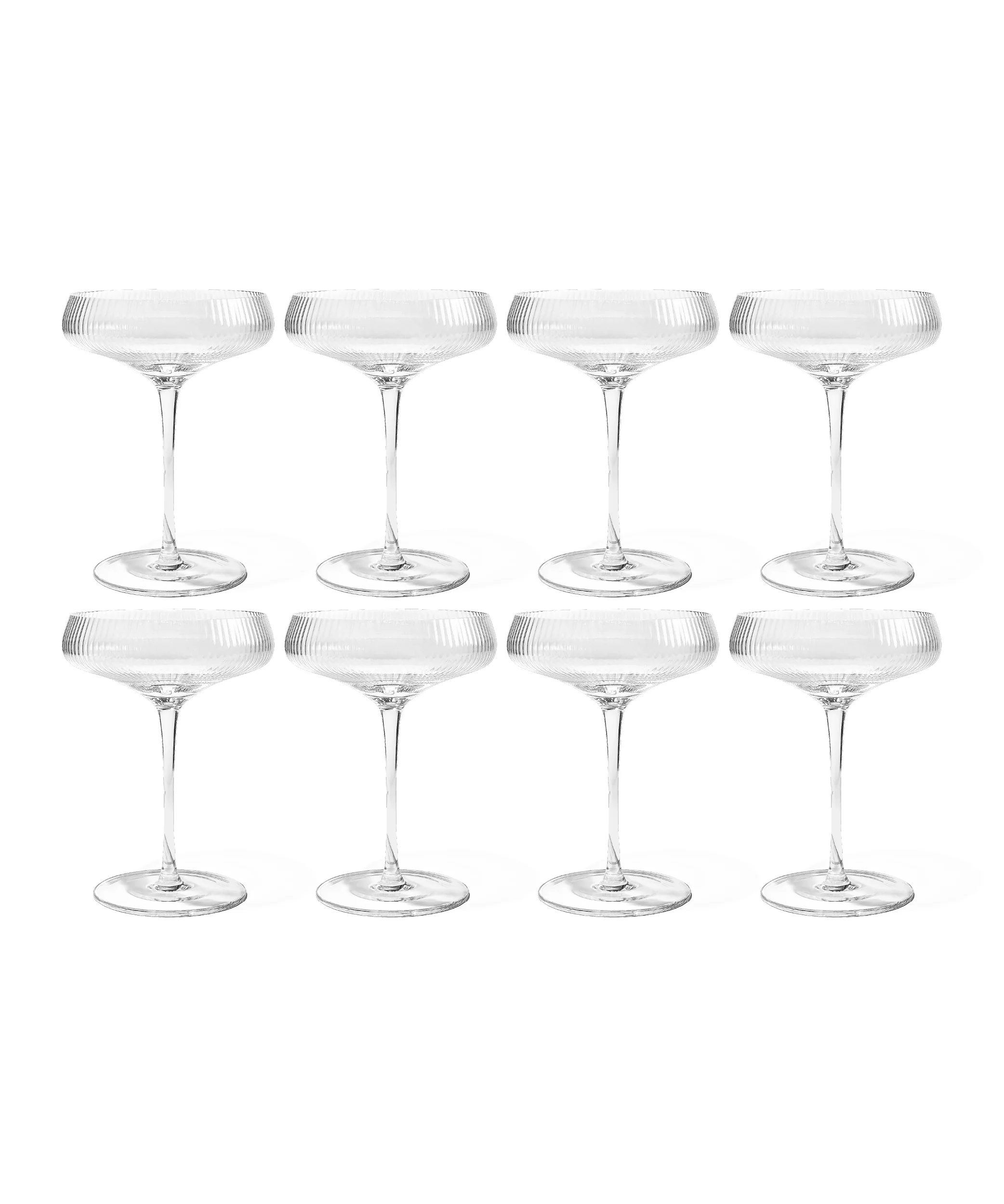 Geriffeltes Champagnerglas | Paris - Image 24