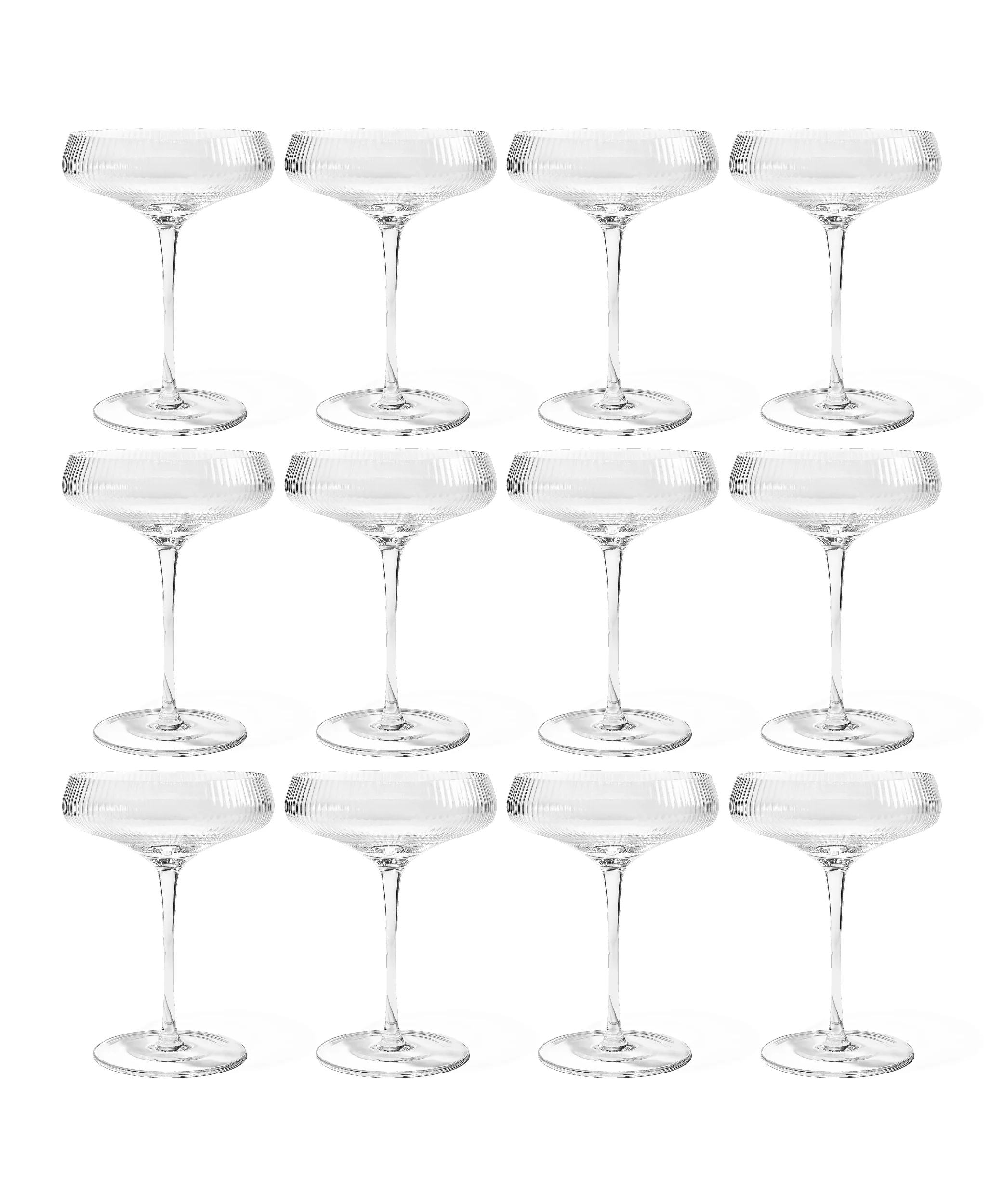 Geriffeltes Champagnerglas | Paris - Image 25