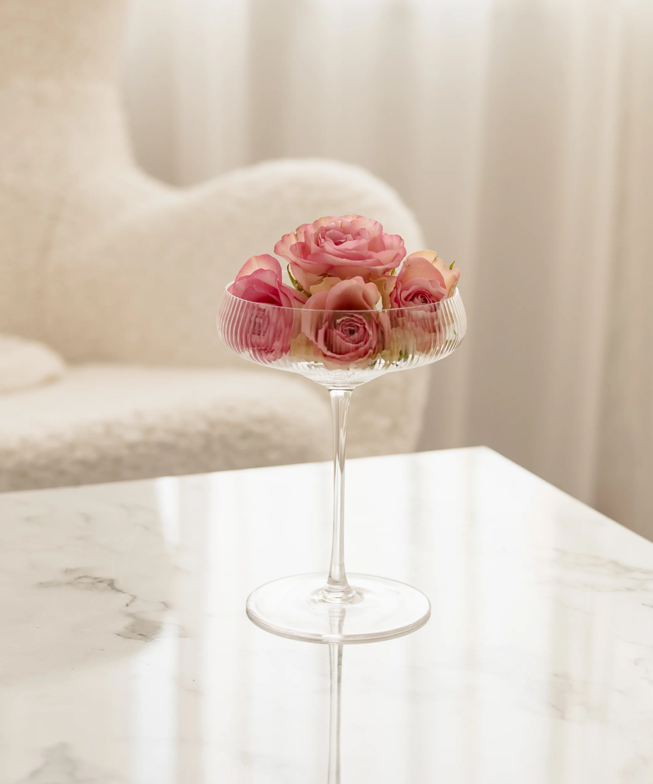 Geriffeltes Champagnerglas | Paris - Image 3