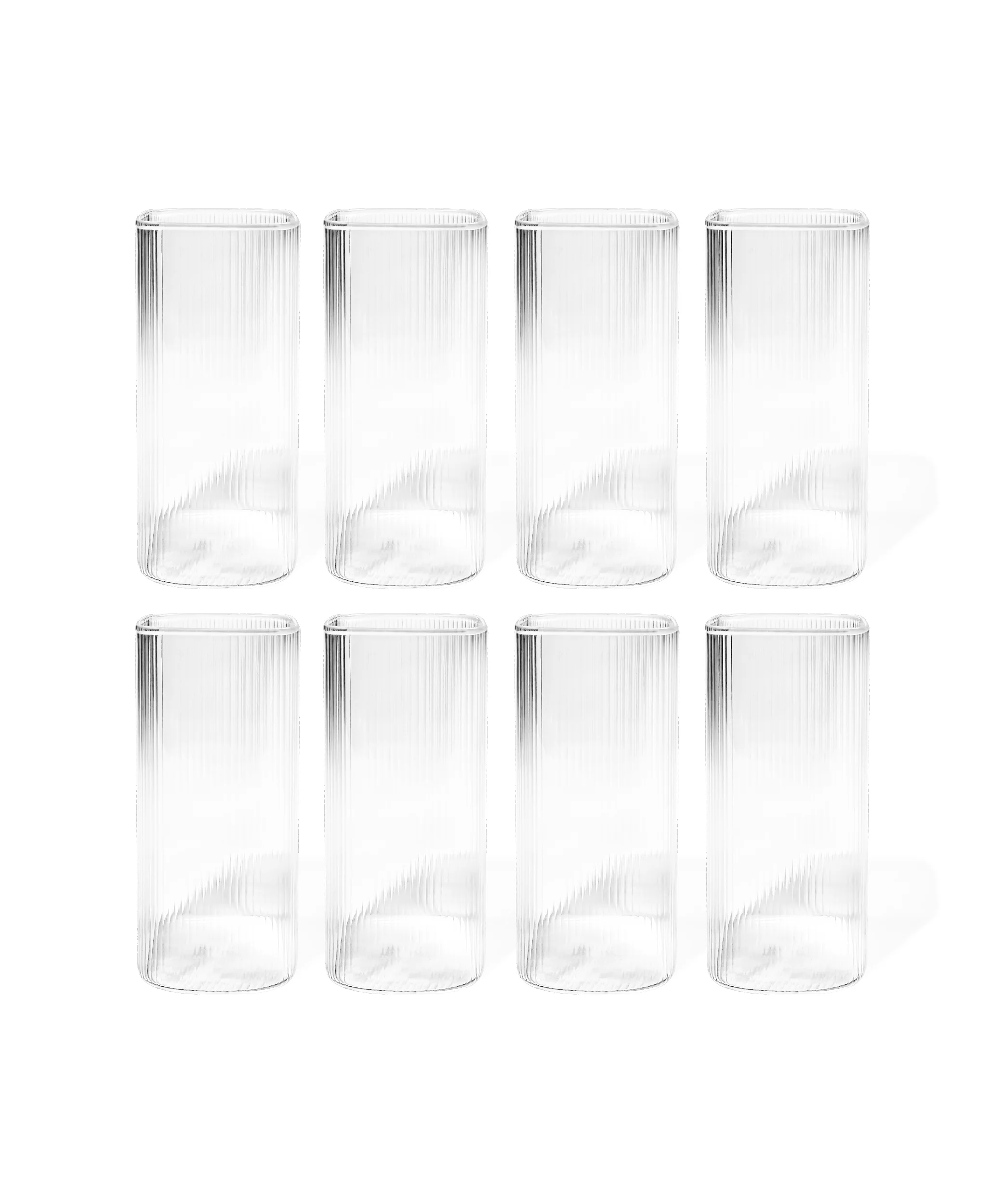Geriffeltes Glas im eckigen Design | Kuba - Image 11