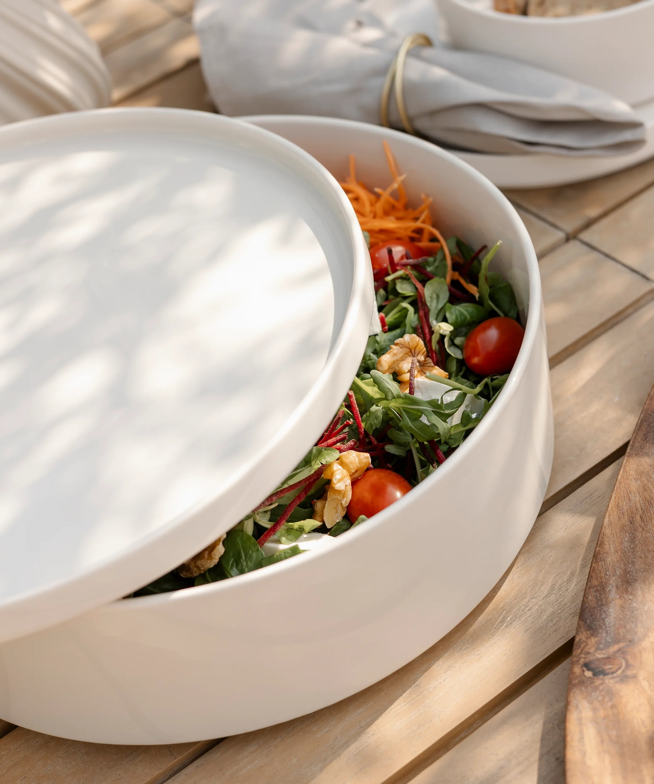 Große Bowl Ø27cm in Cremeweiß | Nia - Image 8