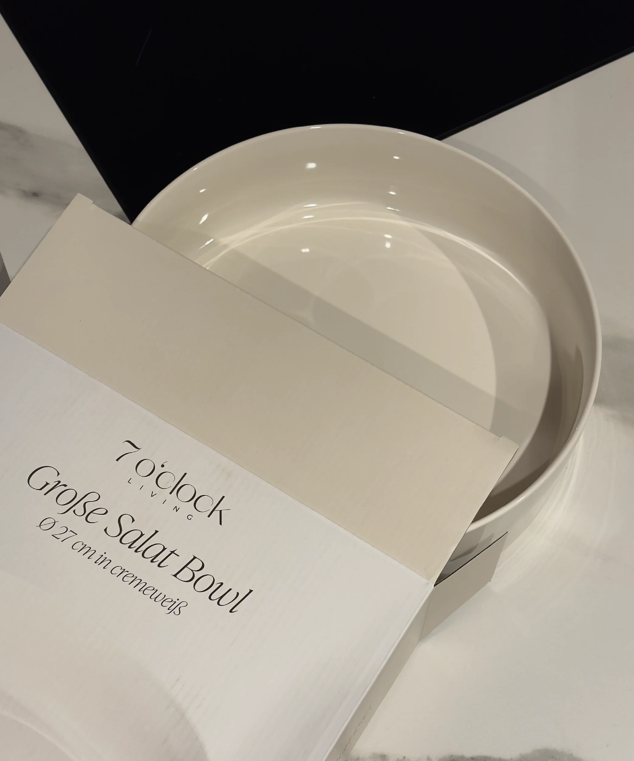 Große Bowl Ø27cm in Cremeweiß | Nia - Image 9