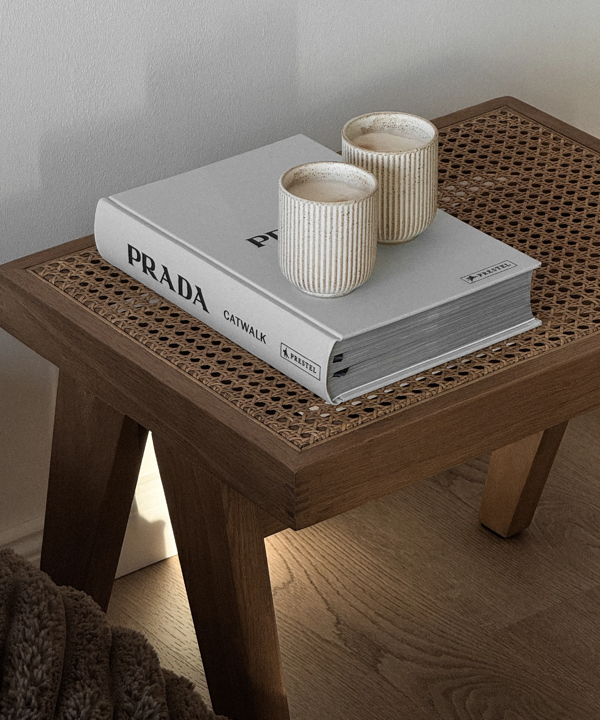 Keramik Becher im geriffeltem Design Beige | Paris - Image 5