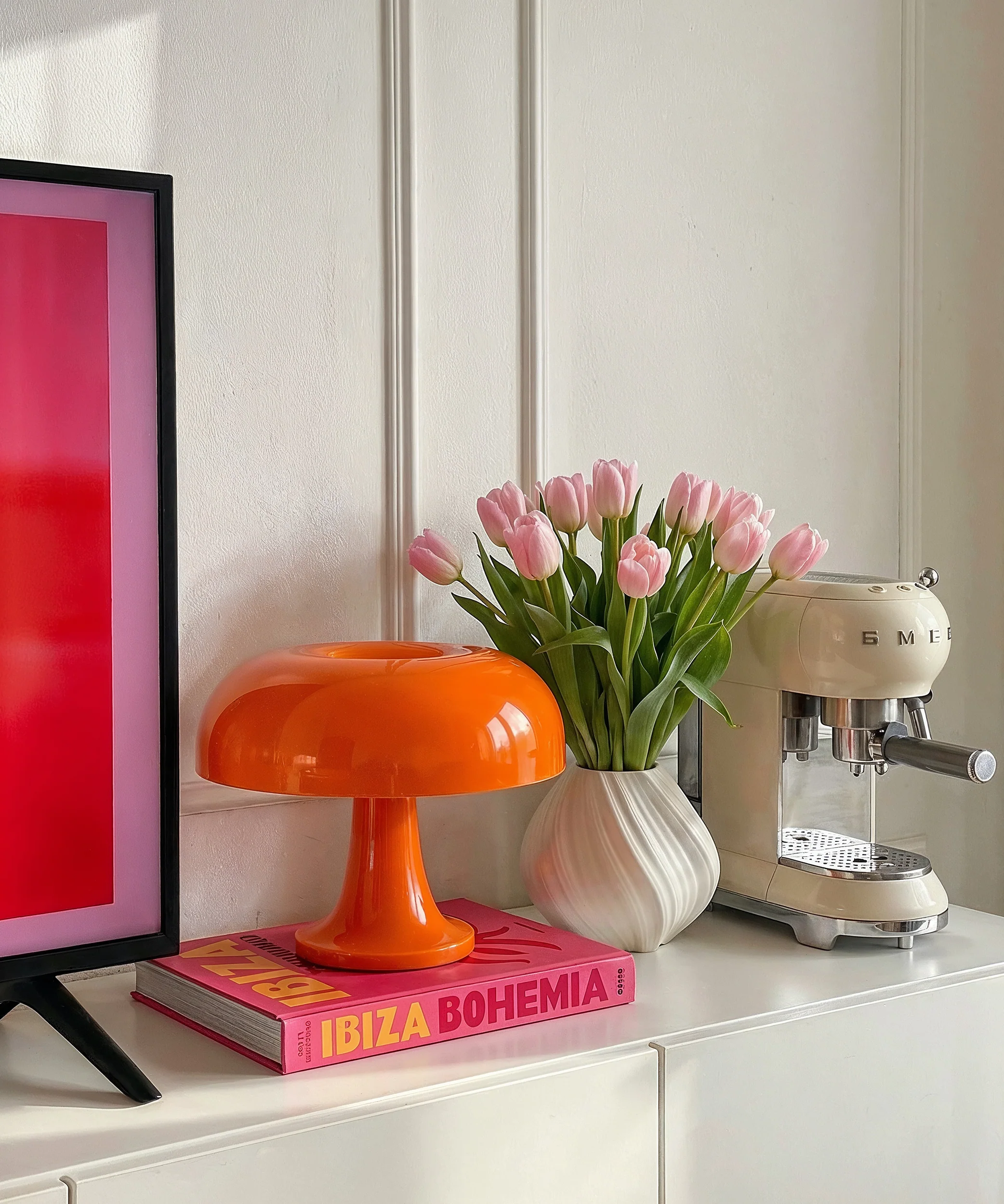 Kleine Keramik Vase in Cremeweiß | Flora - Image 3