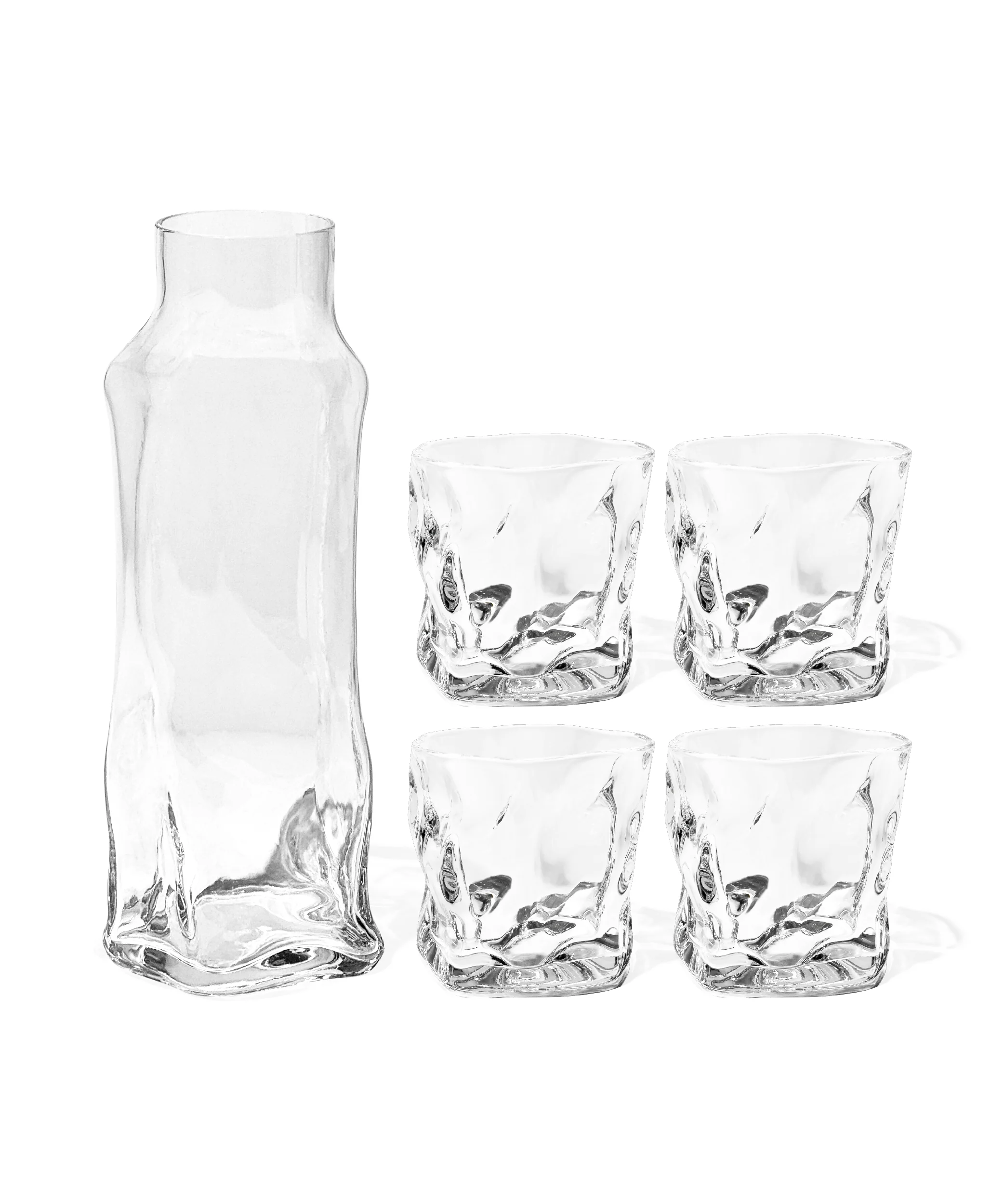 Kleines organisches Glas mit Karaffe | Alaska - Image 11