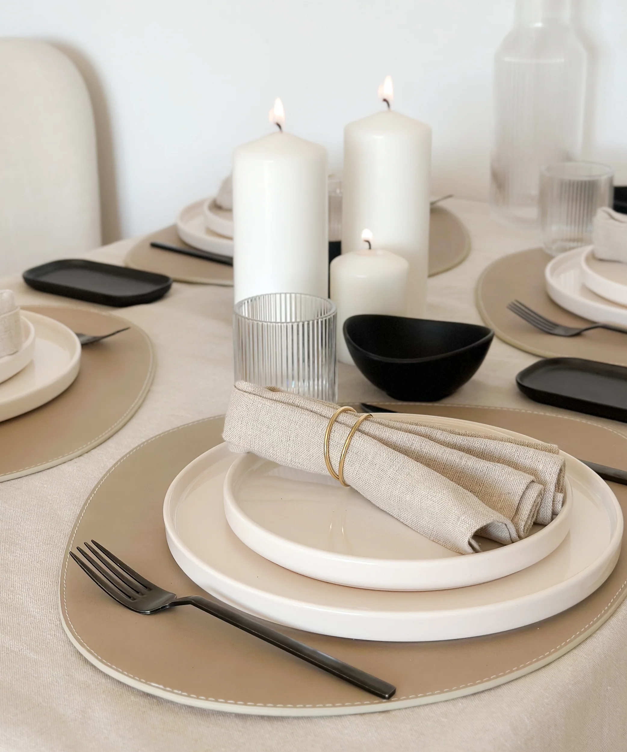 Serviettenringe Gold 6er Set | Rina - Image 3
