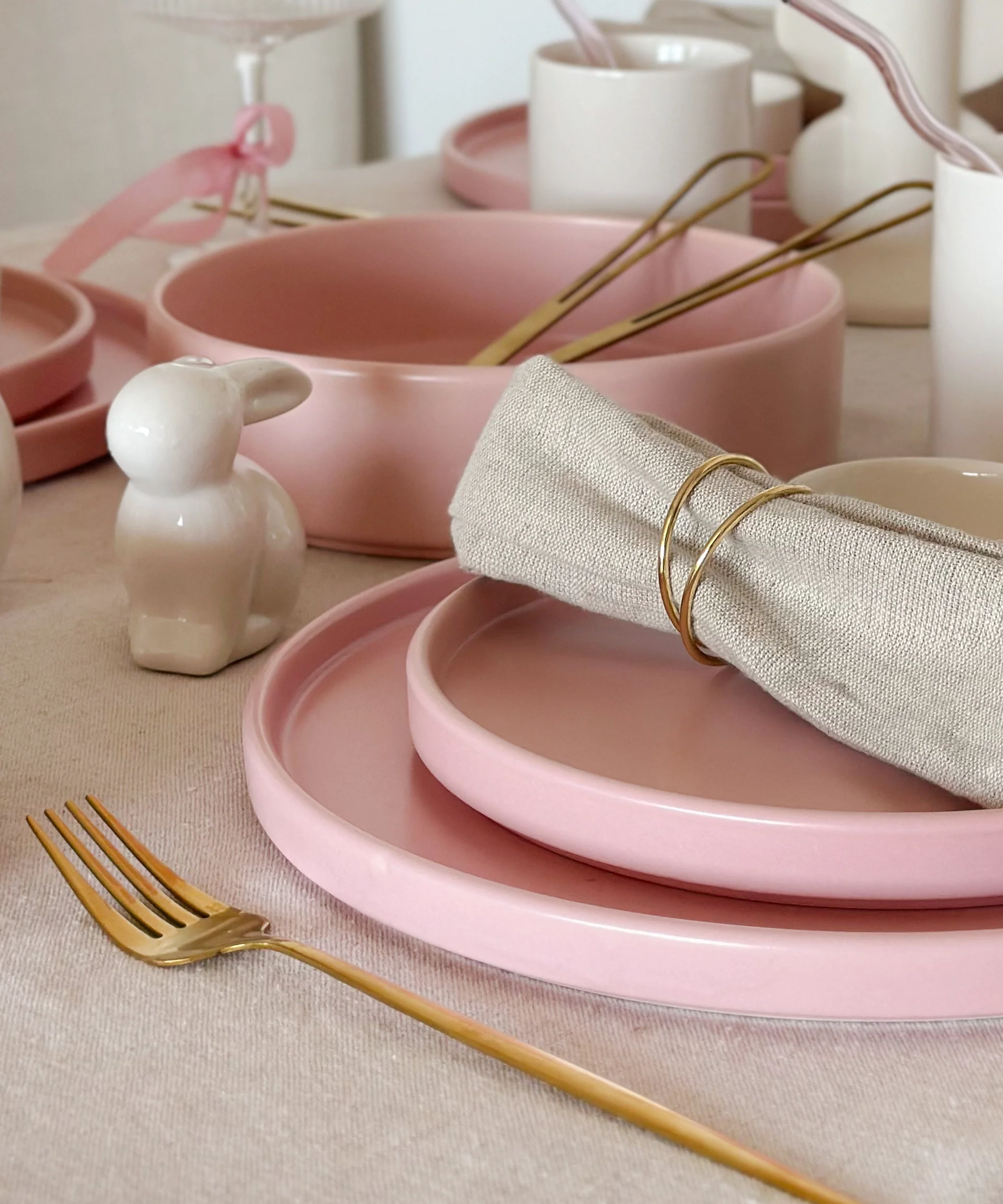 Serviettenringe Gold 6er Set | Rina - Image 9