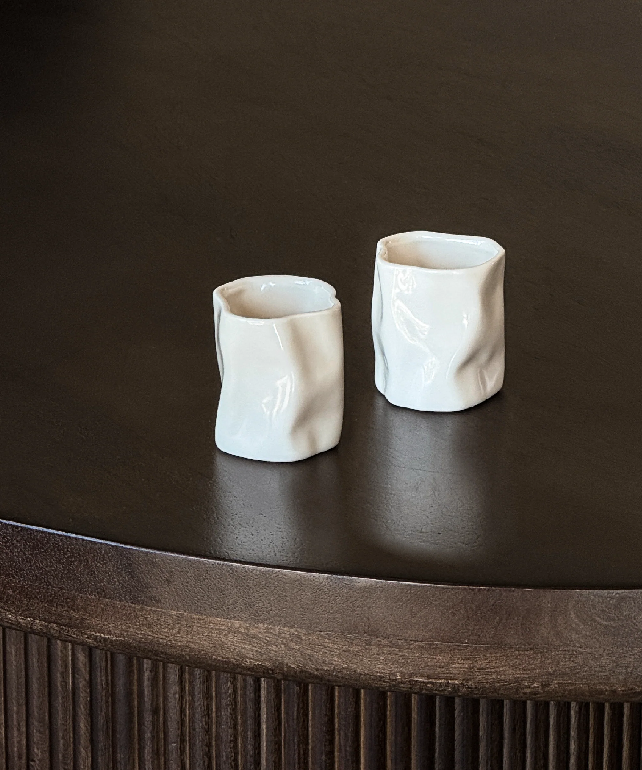 Organische Espresso-Tasse in Cremeweiß | Alaska - Image 6