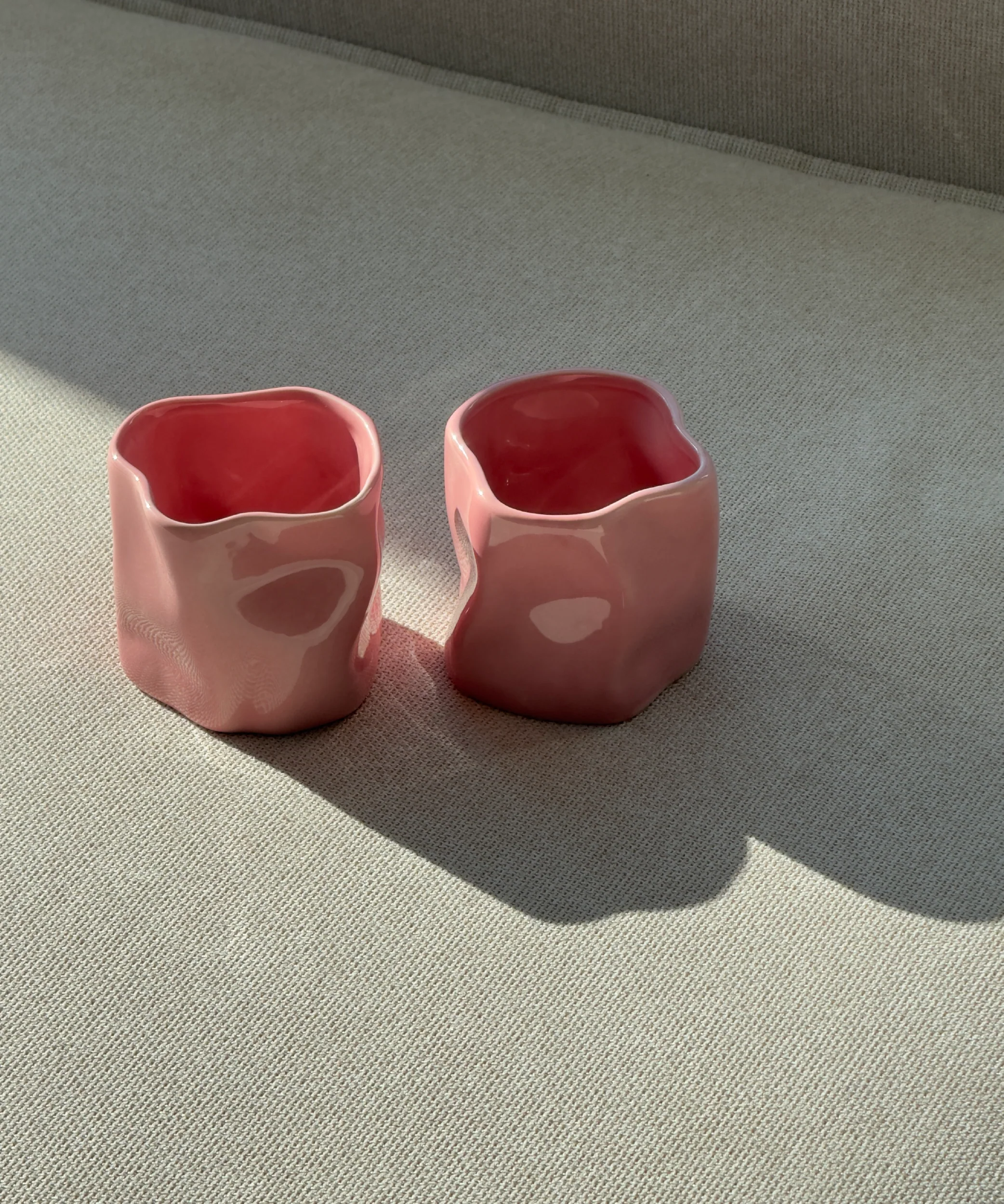 Organischer Keramik Becher Pink | Alaska - Image 7
