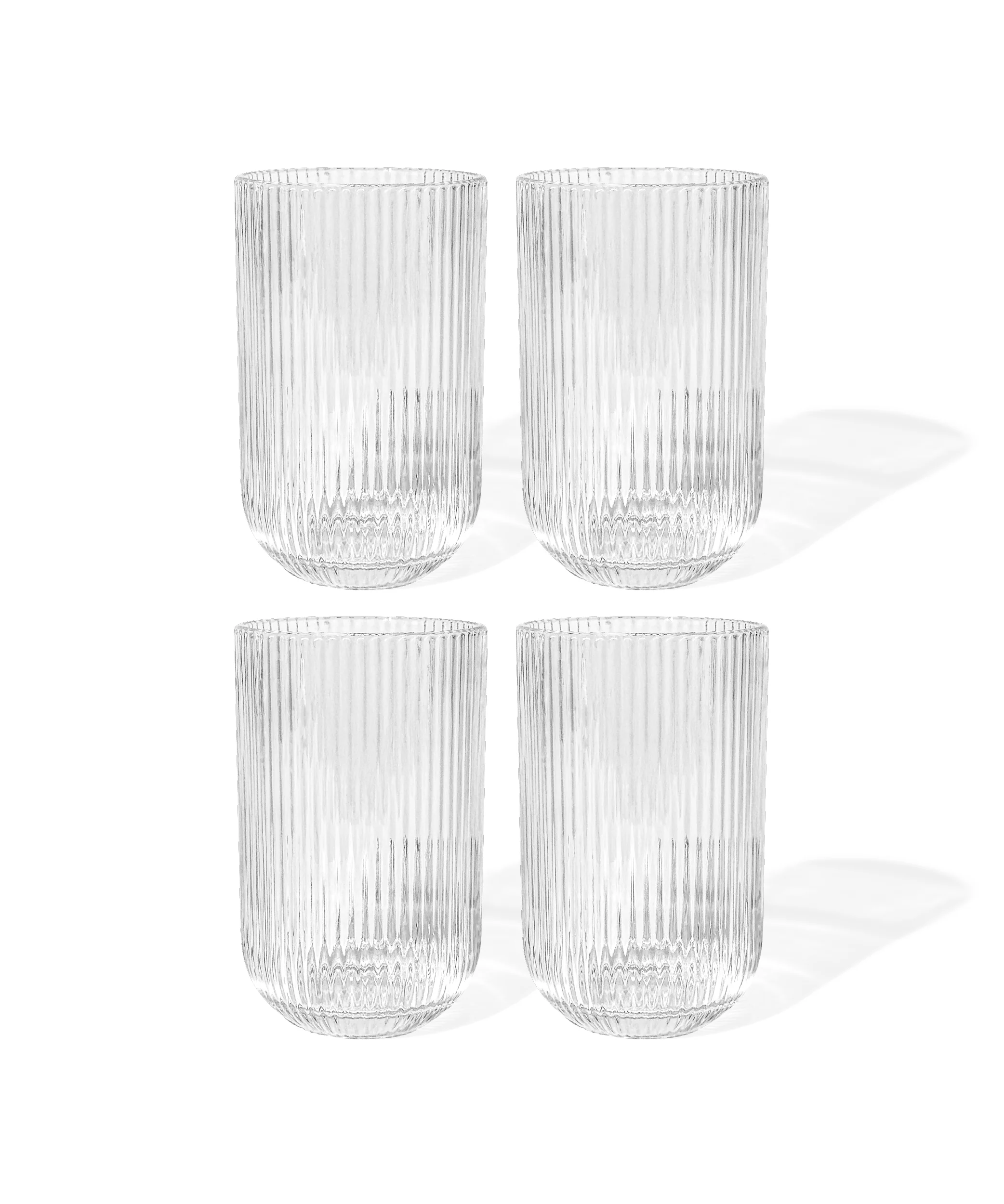 Geriffeltes großes Glas | Paris - Image 13