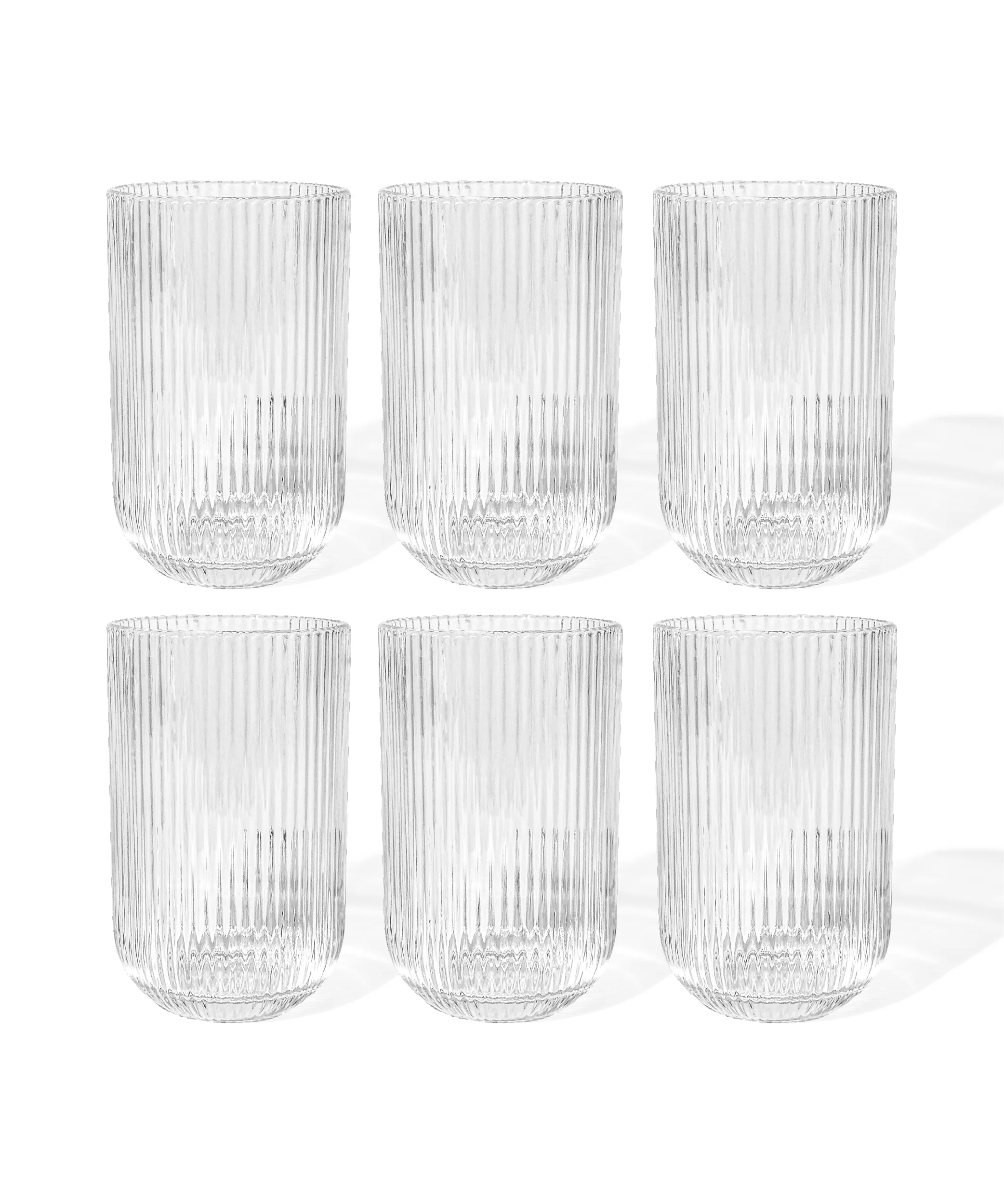 Geriffeltes großes Glas | Paris - Image 14