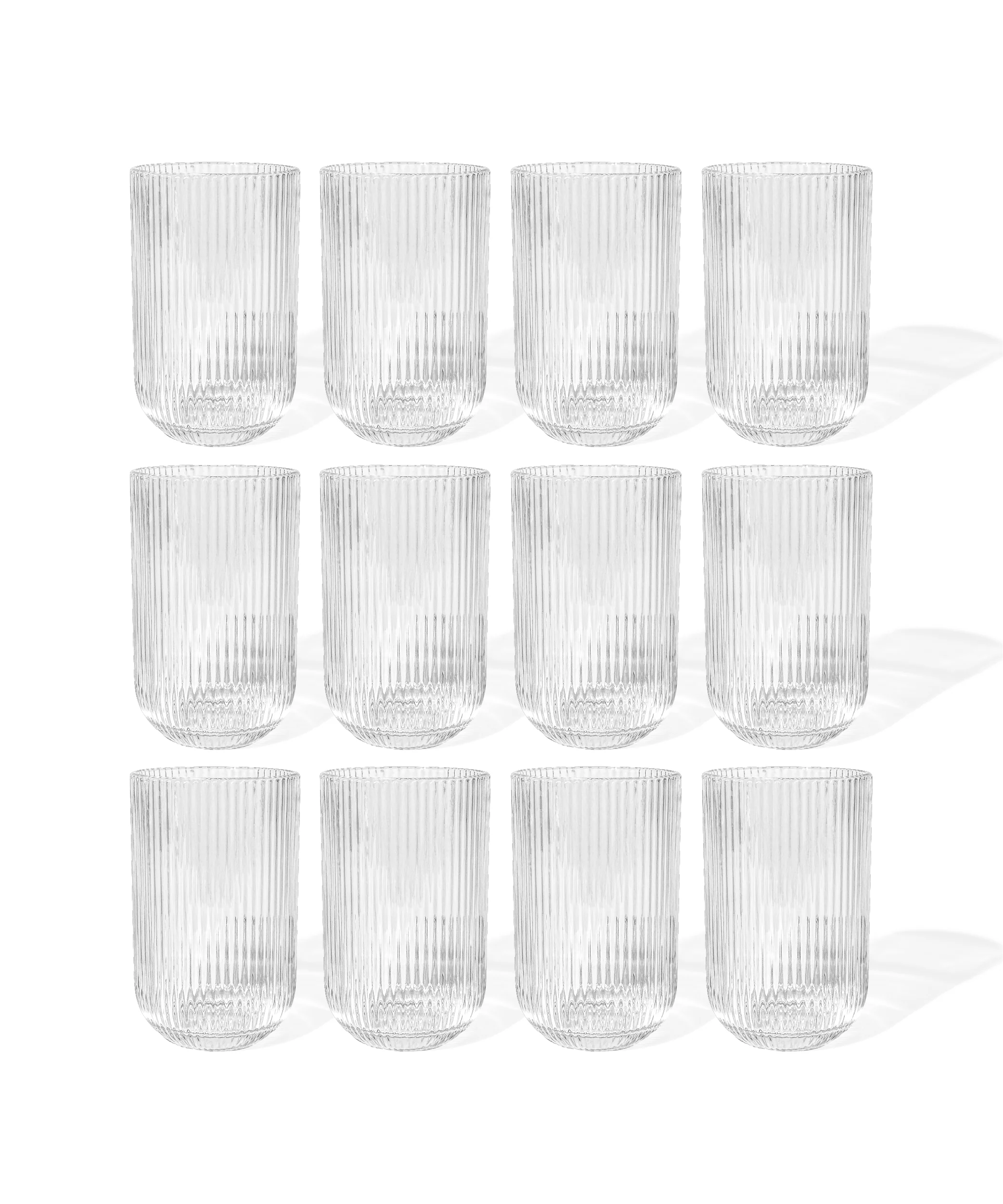 Geriffeltes großes Glas | Paris - Image 16