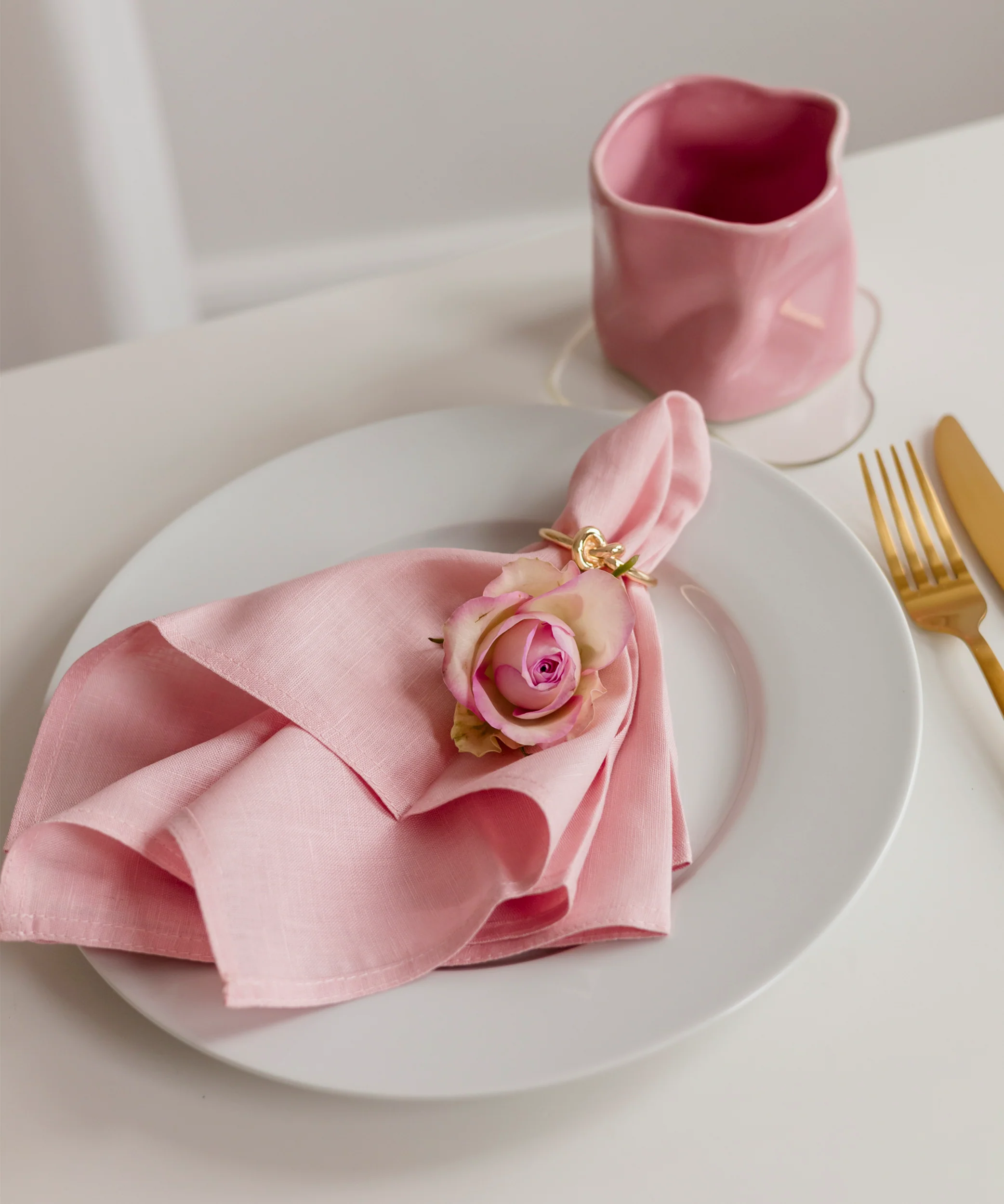 Rosa Servietten 6er Set | Kyla - Image 9