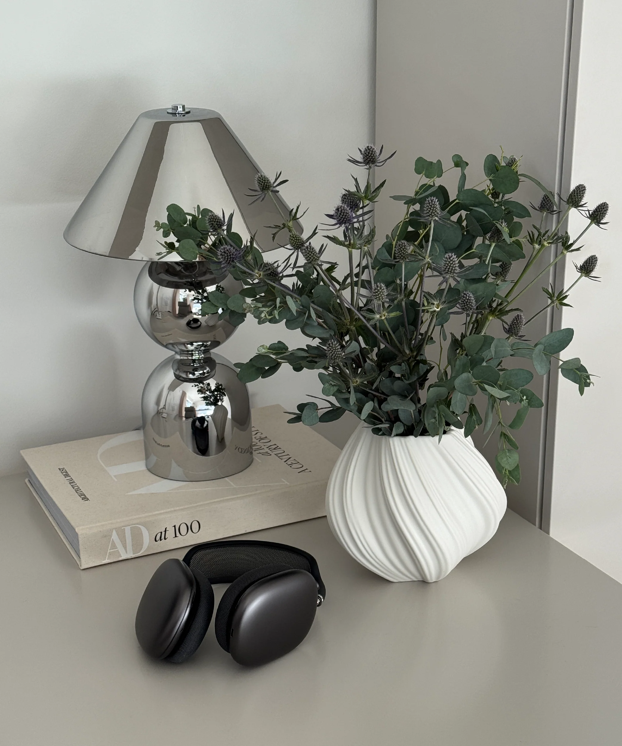 Kleine Keramik Vase in Cremeweiß | Flora - Image 8