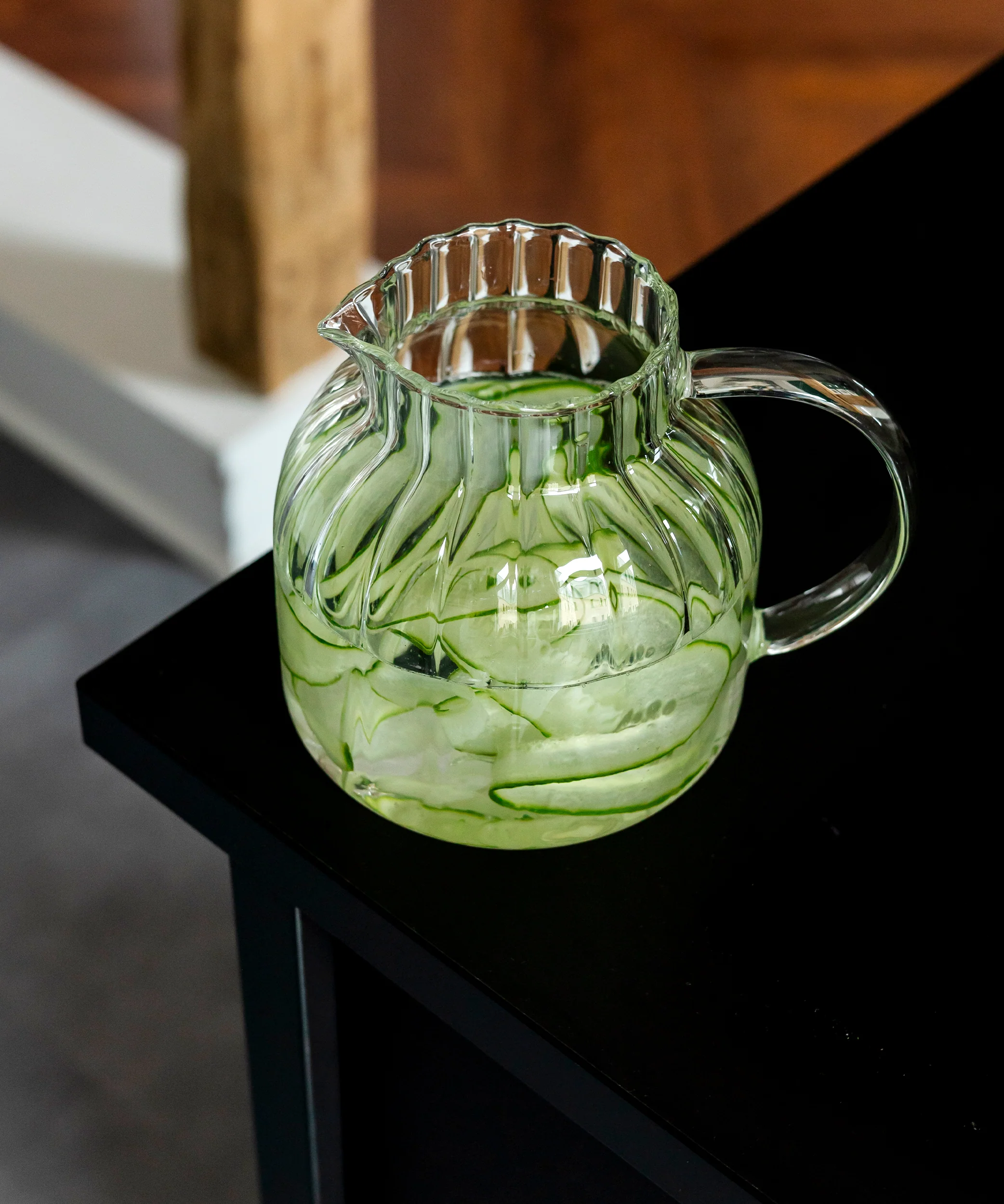 Teekaraffe & Glastassen-Set Streifen-Design | Norway - Image 12