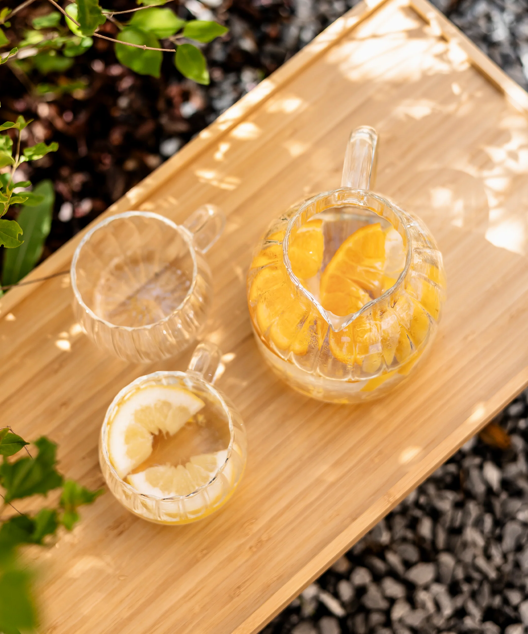 Teekaraffe & Glastassen-Set Streifen-Design | Norway - Image 13