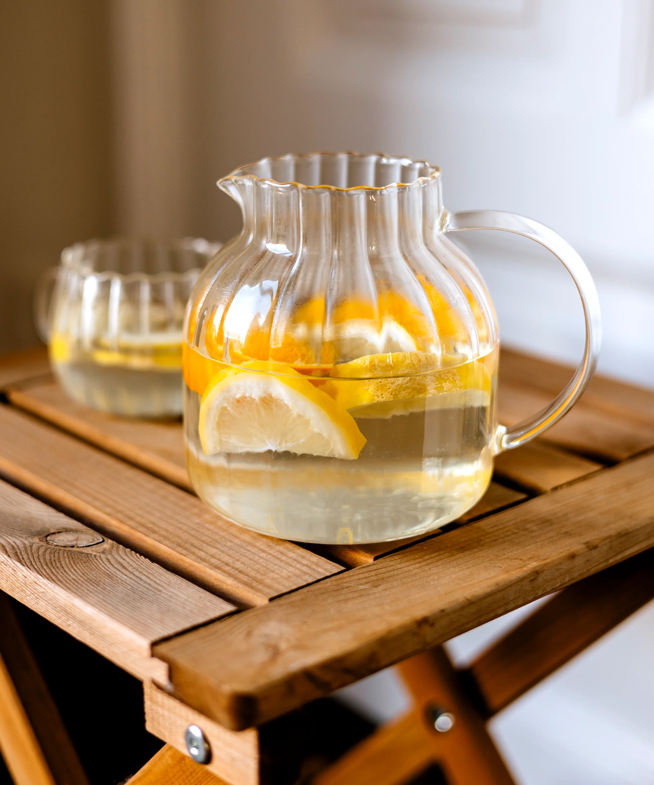 Teekaraffe & Glastassen-Set Streifen-Design | Norway - Image 9